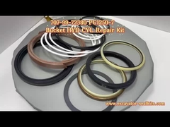 Hydraulic Cylinder Seal Kit｜Part Numbers 707-99-72380  Compatible With Komatsu PC1250-7 Excavators