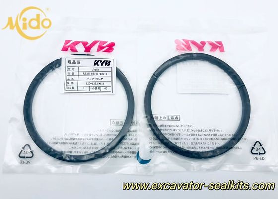 KYB HBY Hydraulic Cylinder Buffer Ring Replacement Part For Excavators - 120mm ID X 135.5mm OD X 5.8mm Thickness - Durable Wear Ring For Hydraulic System Maintenance