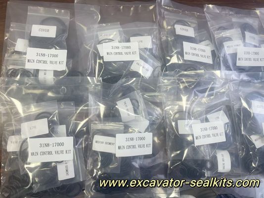 Excavator Hydraulic Oil Seal Kit 31N8-17000 Main Control Valve Kit With High-temperature Resistant