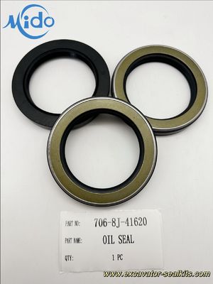 706-8J-41620 Rubber oil seal | High-Wear Resistant Excavator Seal kit