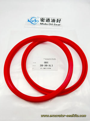 ODI PU SEAL 200-180-16.3 CNC Turning Seal Mechanical Accessories Super Wear-resistant Hydraulic Cylinder Rod Seal