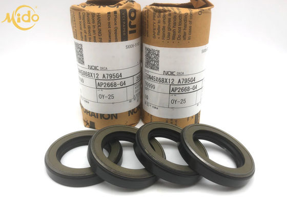 High Temperature High Pressure Rubber Oil Seal AP2668G Size 45*68*12mm For Machinery Pump