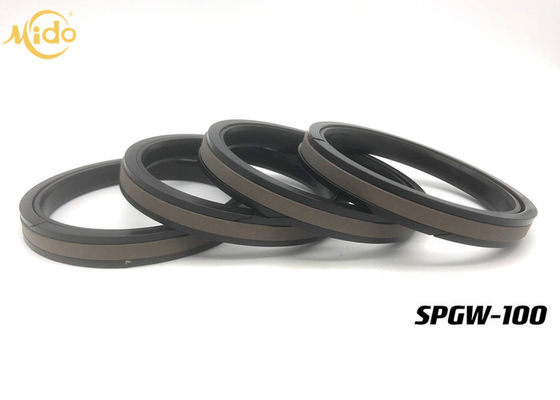 Composite Material Hydraulic Cylinder Piston Seal SPGW 100 NOK YCC Piston Seals Excavator