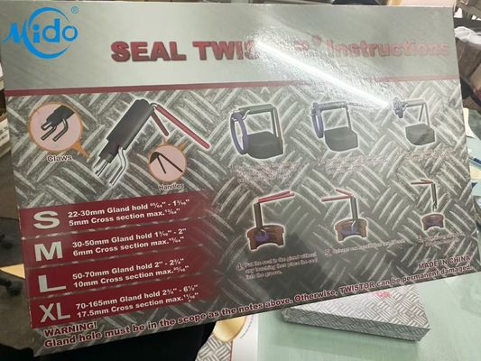 Metal Rubber Seal Tools Professional Hydraulic Seal Installation Kit Convenient Seal Twister Durable Rod Seal Repair Kit