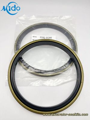 0734-309-281 0734-309-401 Compatible with Hyundai Excavator Models! ZGAQ-01266 High-Wear Resistant Excavator Axle Shaft Seal｜R170W7 R180W9S R190W9 R200W7