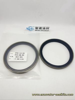 0750-110-156｜High-Wear Resistant Excavator Axle Shaft Seal