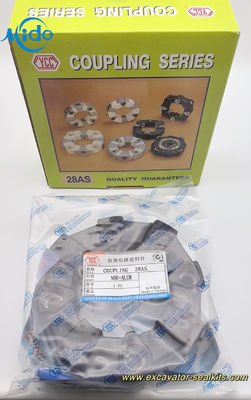 Black Standard Size Centaflex Rubber Coupling For Excavator