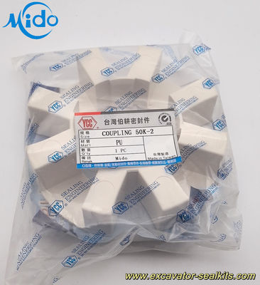 Genuine Taiwan YCC 50-K2 Extraordinary Performance Centaflex Rubber Coupling Suitable For Excavator