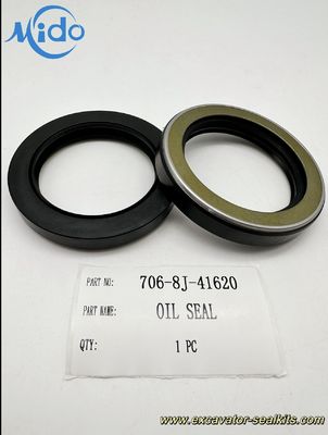 706-8J-41620 Rubber oil seal | High-Wear Resistant Excavator Seal kit