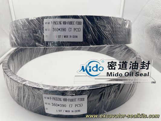 V-Packing NBR+FABRIC FIBER Excavator Seal Kits