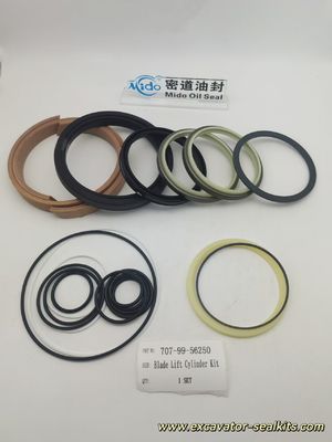 Compatible with 707-99-56250 Blade Lift Cylinder Heavy-Duty & Leak-Resistant  Hydraulic Cylinder Seal Kit