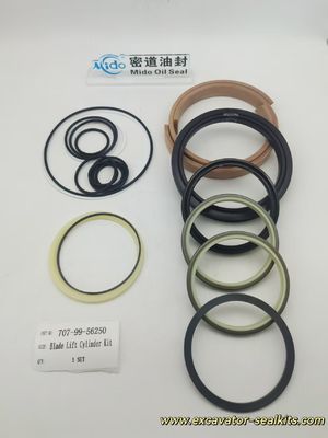 Compatible with 707-99-56250 Blade Lift Cylinder Heavy-Duty & Leak-Resistant  Hydraulic Cylinder Seal Kit