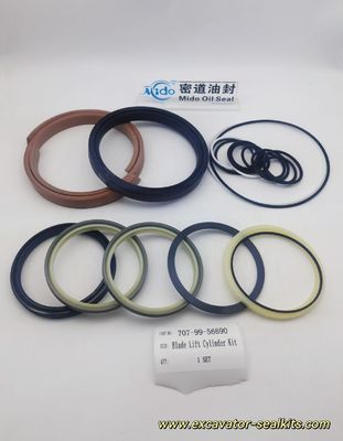 Advanced Polymer Seal Kit for 707-99-56690 - High-Temp & Abrasion Resistant Blade Lift Cylinder Repair Kit