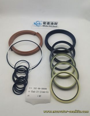 Complete Pro Series Repair Seal Kit for 707-99-56690 Blade Lift Hydraulic Cylinder Seal Kit - Includes All Seals & Gaskets