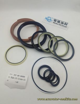 All-Weather Heavy-Duty Seal Kit for 707-99-56690 - Leak-Proof Blade Lift  Hydraulic Cylinder Seal Kit