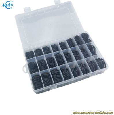 High-Temperature Resistant SE Silicone Rubber O-Rings Set Box for Heavy-Duty Sealing