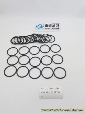 Heavy-Duty Komatsu PU Rubber O-Ring 21T-09-11490 for Hydraulic and Pneumatic Systems