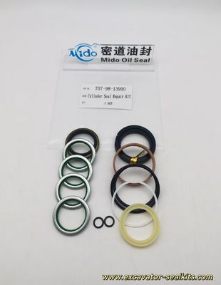 High-Performance N O K  707-98-13990 Hydraulic Cylinder Seal KIT - Leak-Free -Lasting Repair