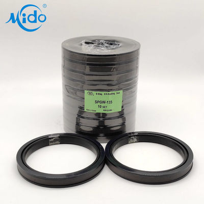 SPGW Hydraulic PTFE Piston Seal High Pressure Flexible Rubber Seal