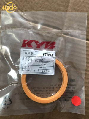 Original KYB Piston Rod Seal 75*90*9 Mm Excavator Hydraulic Cylinder Wiper Seal