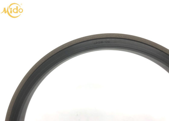 SPGW 120 Excavator Hydraulic Piston Rubber Seal PTFE NBR U Cup Piston Seal