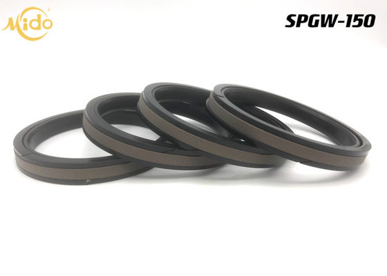 High Temperature Hydraulic Cylinder Piston Seal SPGW 150 Doosan Seal Kit PTFE NBR