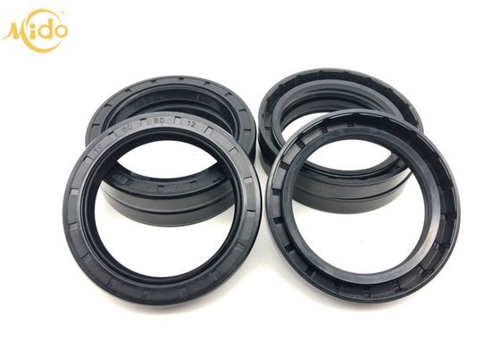 Black TC 60 80 12 Rubber Oil Seal For Transmission