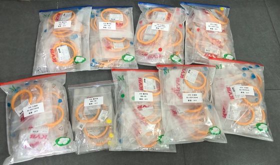 Genuine KYB KAYABA 55*70*9 Excavator Rod Seal Kit Orange TPU