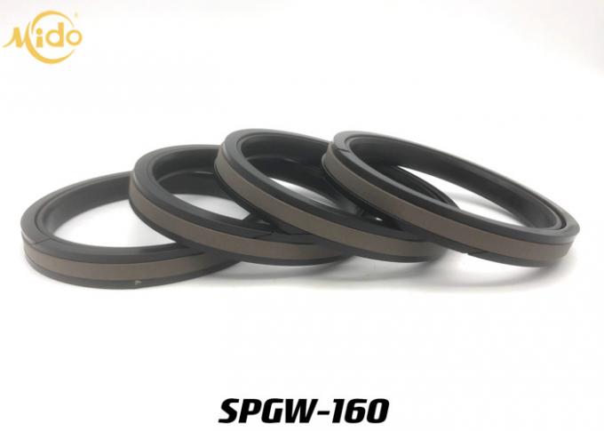 SPGW 160 Hydraulic Piston Seal , Wear Resistance  Seal Kit High Seal Performance 0