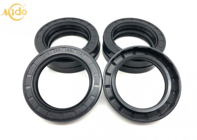Standard Size TC 55 80 12 FKM Rubber Oil Seal For Truck Lorry 1