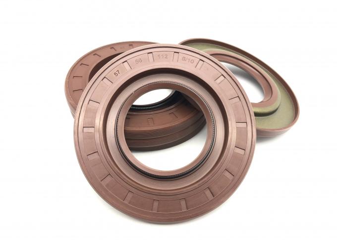Circle FKM Rubber Oil Seal Size 56 112 8 / 10 For Excavator 1